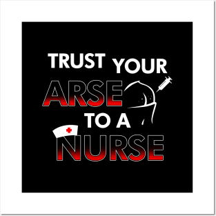 Funny Nurse Slogan Trust The Nurse Meme Gift For Nurses Posters and Art